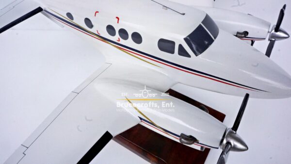 Model of Beechcraft King Air C90 with detailed craftsmanship.